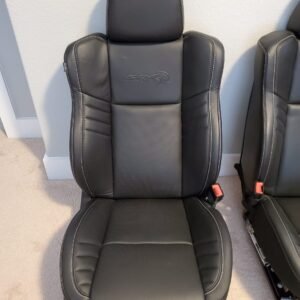 2017 Charger Hellcat Black Laguna Leather Seats