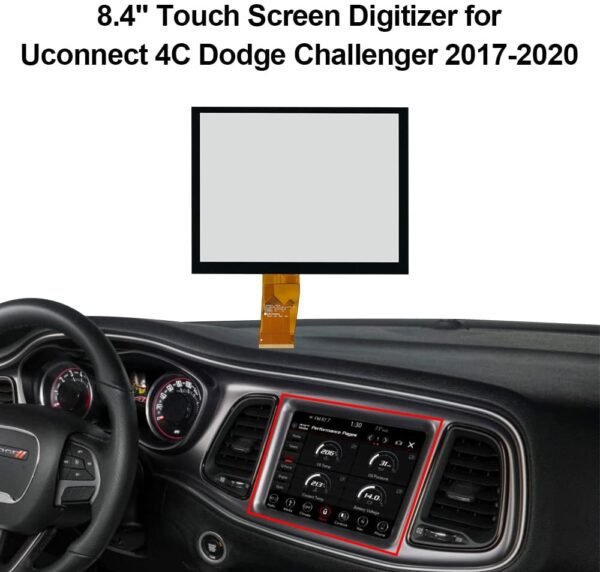 8.4″ Touch Screen Digitizer Replacement for Chrysler, Dodge, Jeep Uconnect 4C Radio Navigation LA084X01(SL)(01)