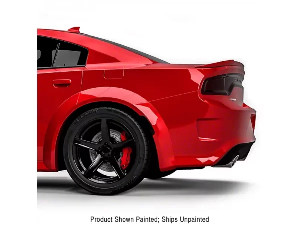 SRT Hellcat Style Rear Bumper; Unpainted